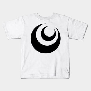 Twin crescent moon Kids T-Shirt